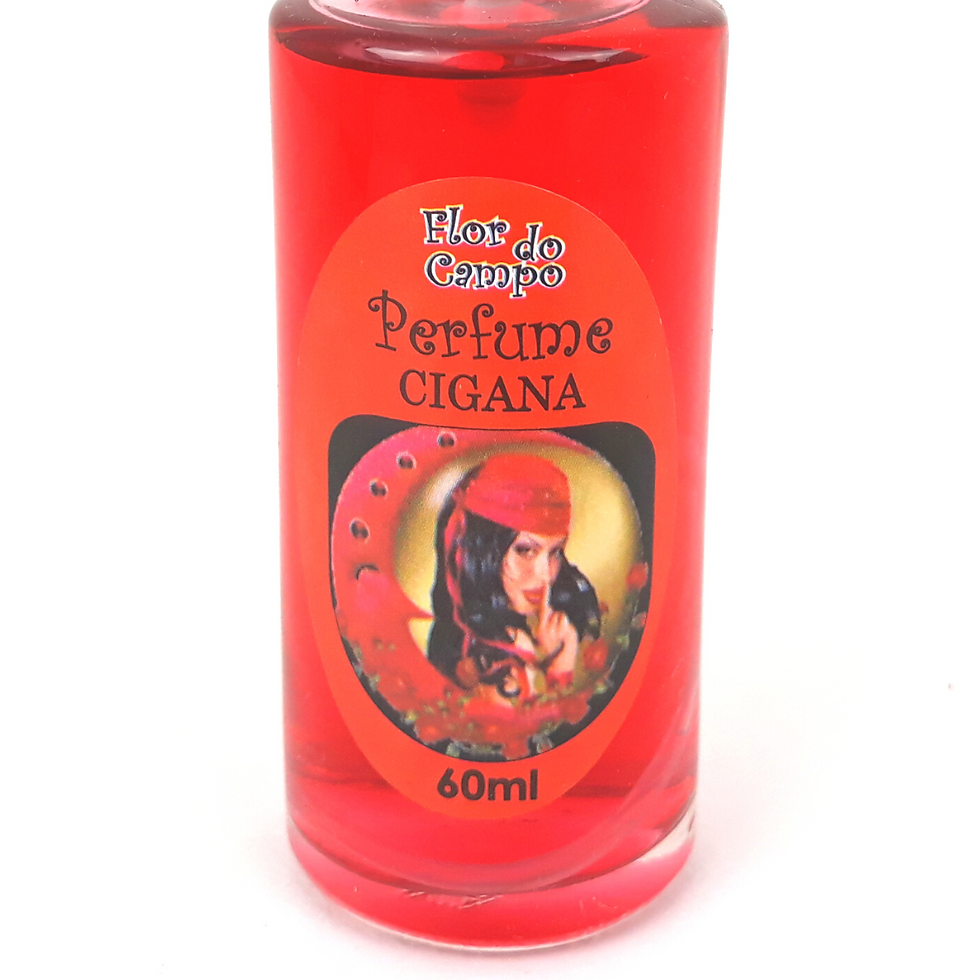 Miniatura: O Perfume da Cigana proteção espiritual: afasta inveja e más vibrações, envolvendo quem usa numa aura de luz e alegria.