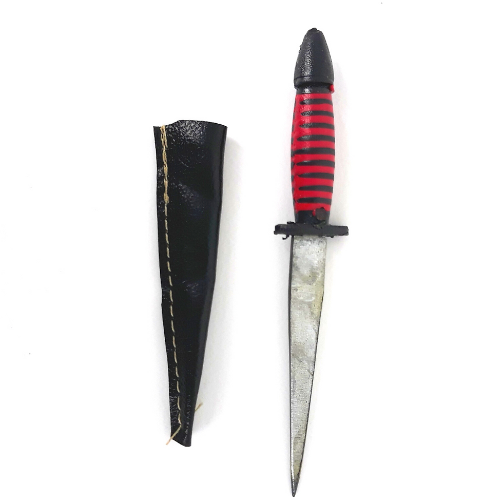 Miniatura: Punhal Assentamento Exu Pomba Gira Orixá Ritual Umbanda Candomblé Kit 2 Und