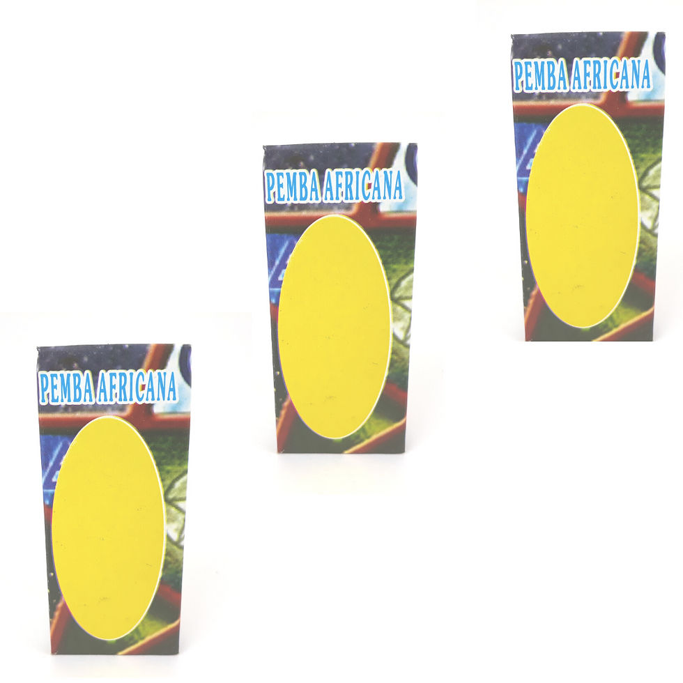 Miniatura: Pemba Amarela Para Ritual Ponto Riscado Umbanda Candomblé Exu Caboclo Kit 3 Und