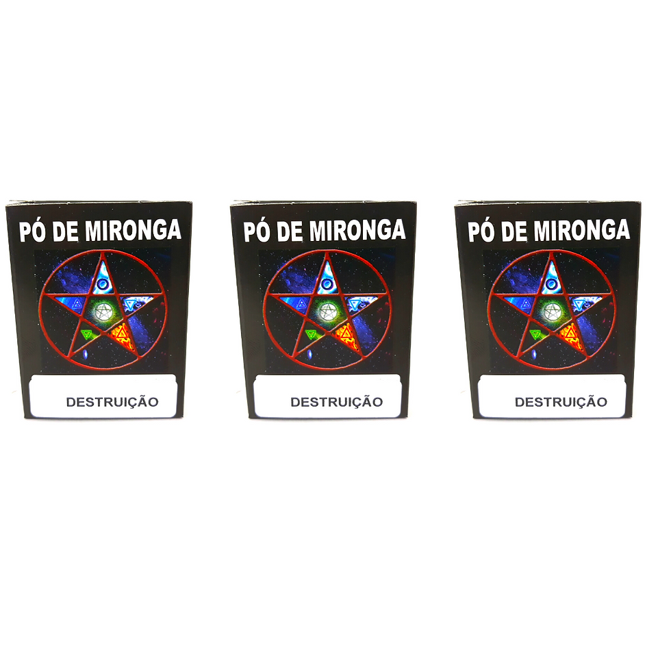 Miniatura: O pó de mironga É um pó feito de ingredientes ritualísticos que, ao ser polvilhado em locais, objetos ou vestimentas