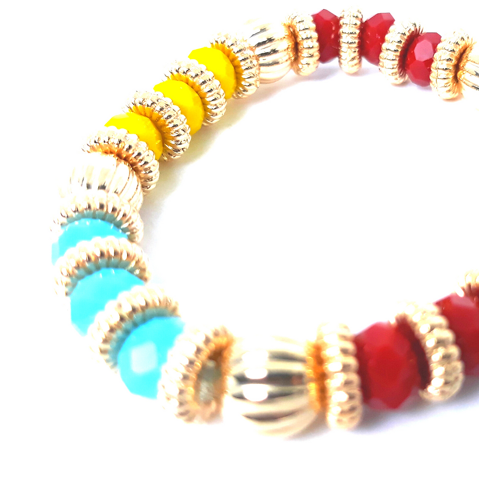 Miniatura: A pulseira Yabas é uma forma de honrar e demonstrar reverência às orixás femininas, fortalecendo a caminhada espiritual