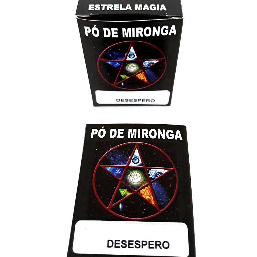 Miniatura: Pó de Mironga Desespero Feitiço Ritual Umbanda Candomblé Quimbanda Vodu