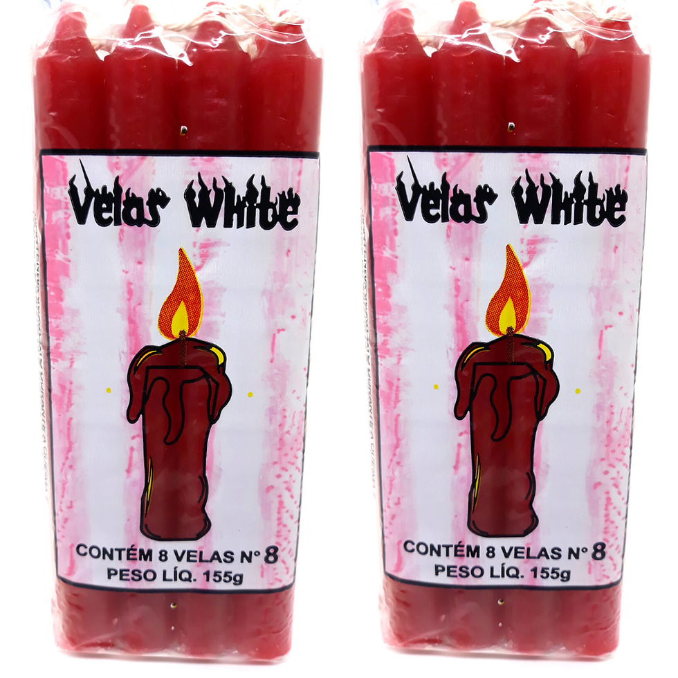 A vela vermelha serve para atrair e trabalhar as energias de paixão, amor, coragem, força, vitalidade