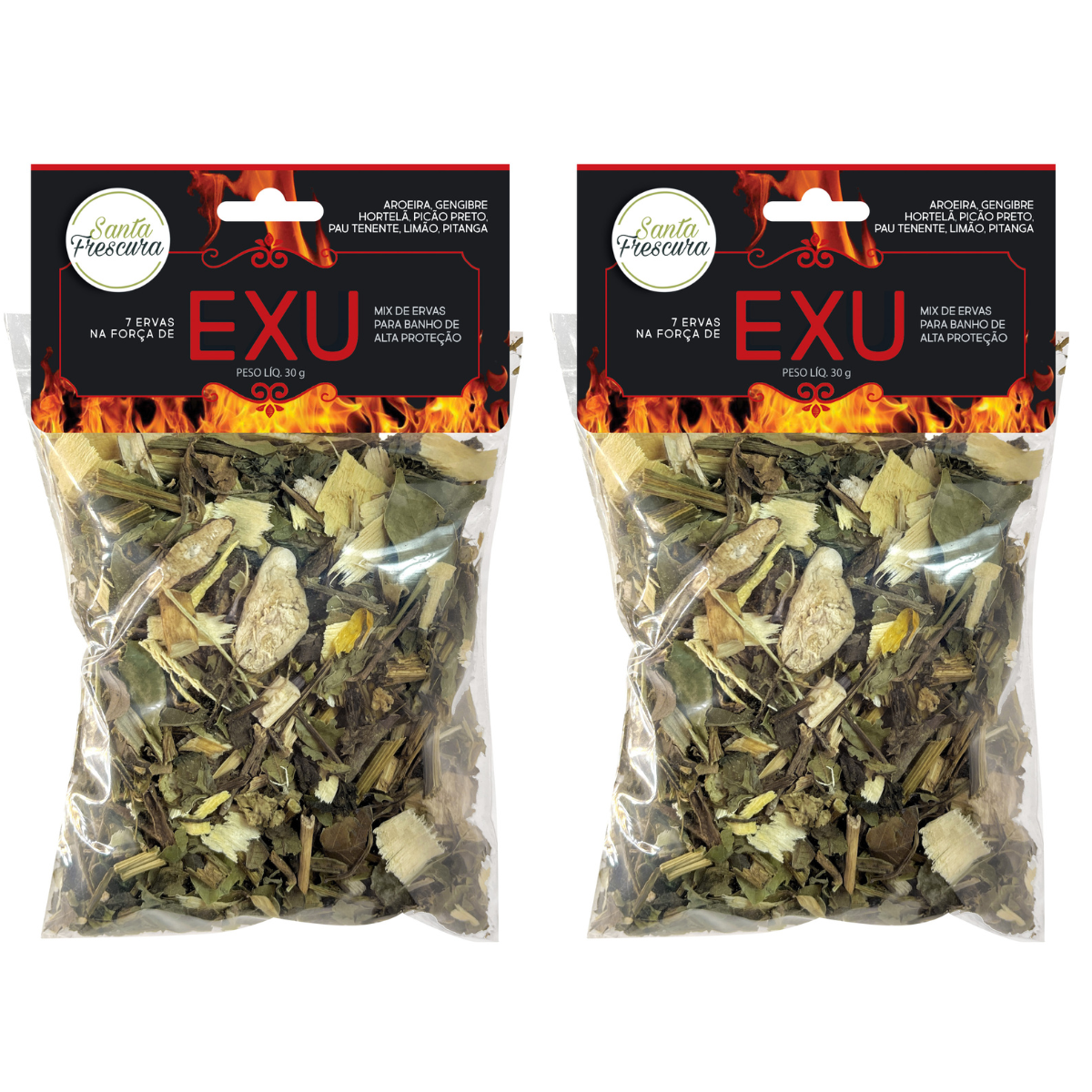 Banho de Ervas Exu Kit 2 Und Proteção Espiritual Energética
