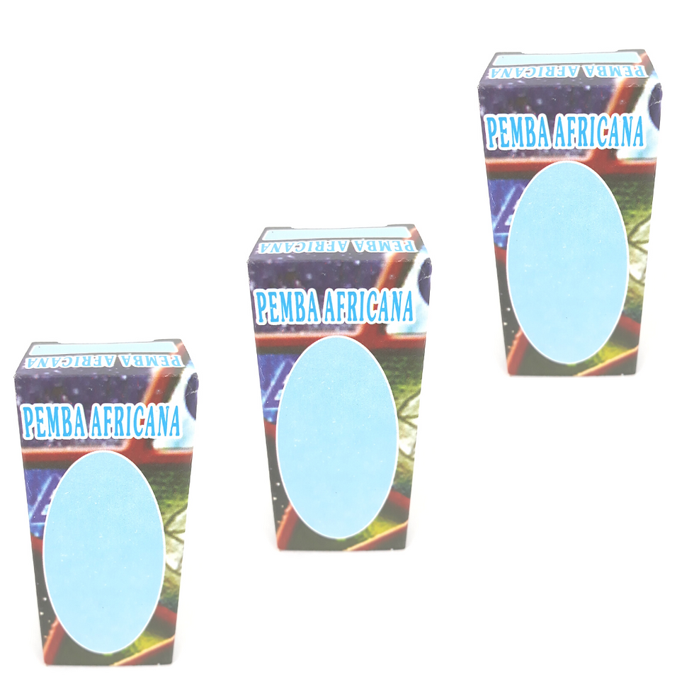 Miniatura: Pemba Azul Para Ritual Espiritual Ponto Riscado Umbanda Candomblé Kit 3 Und