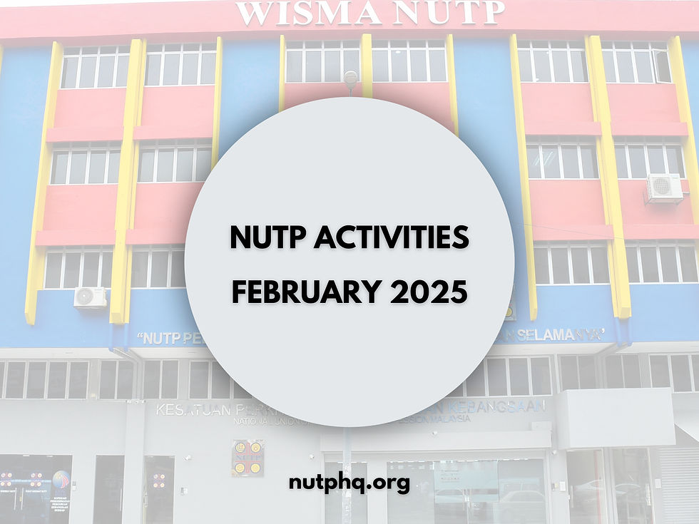 NUTP ACTIVITIES FEBRUARY 2025