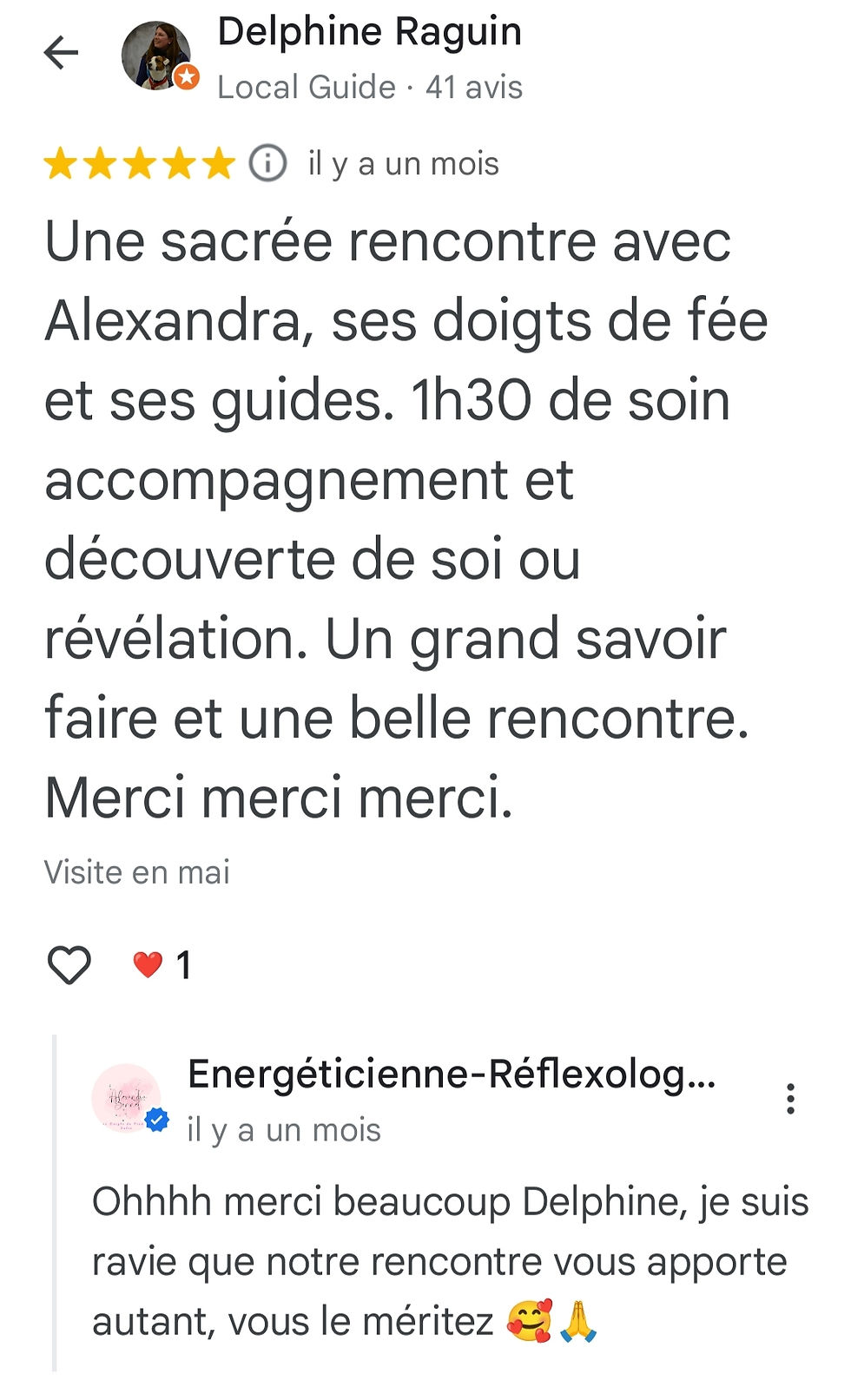 Avis Alexandra Bonnet Angers