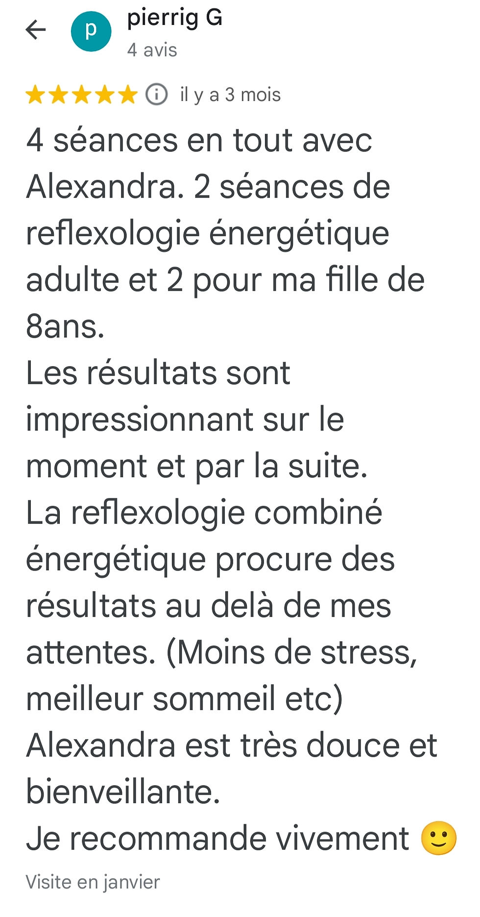 Avis Alexandra Bonnet Angers