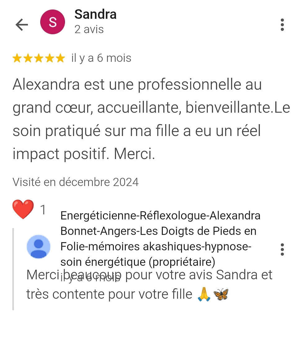 Avis Alexandra Bonnet Angers
