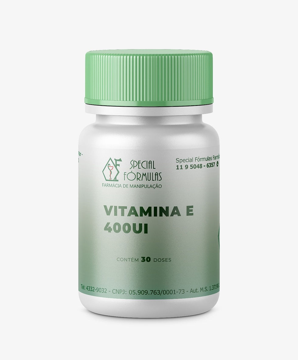 Vitamina E - 400 UI - 60 Cápsulas