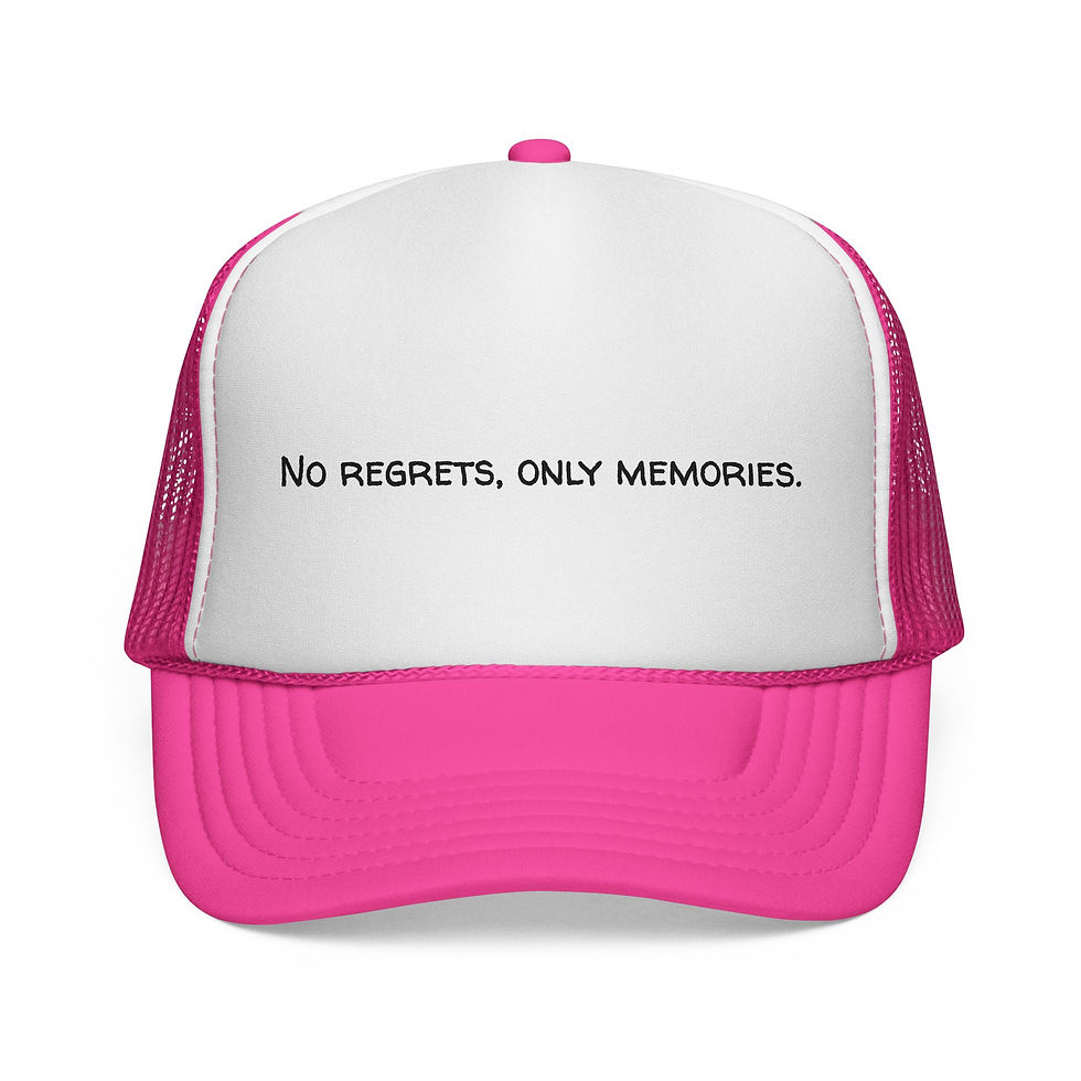 Thumbnail: Trucker Caps - F1 No Regrets Memories Hat for Fans