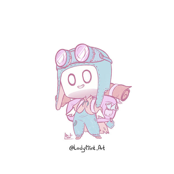 Marshmallow_Chaeacterladymint_art