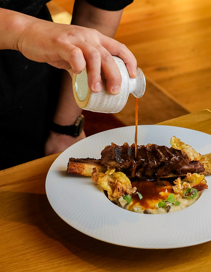 Tamari braised Dino Short Rib