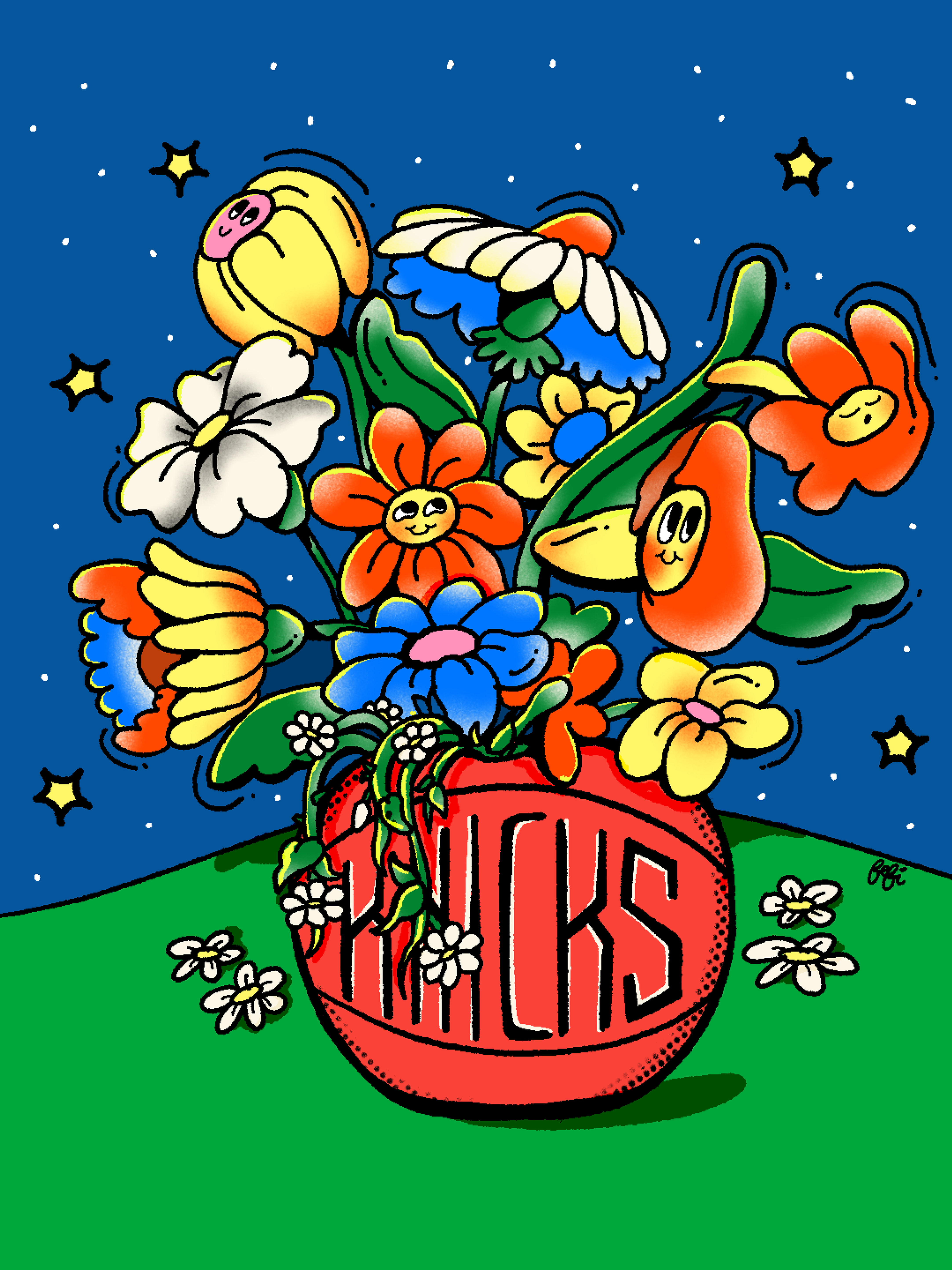 Flowers for the bois