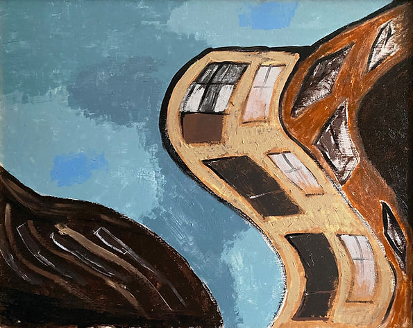 Bolshaya Pushkarskaya street | Acrylic