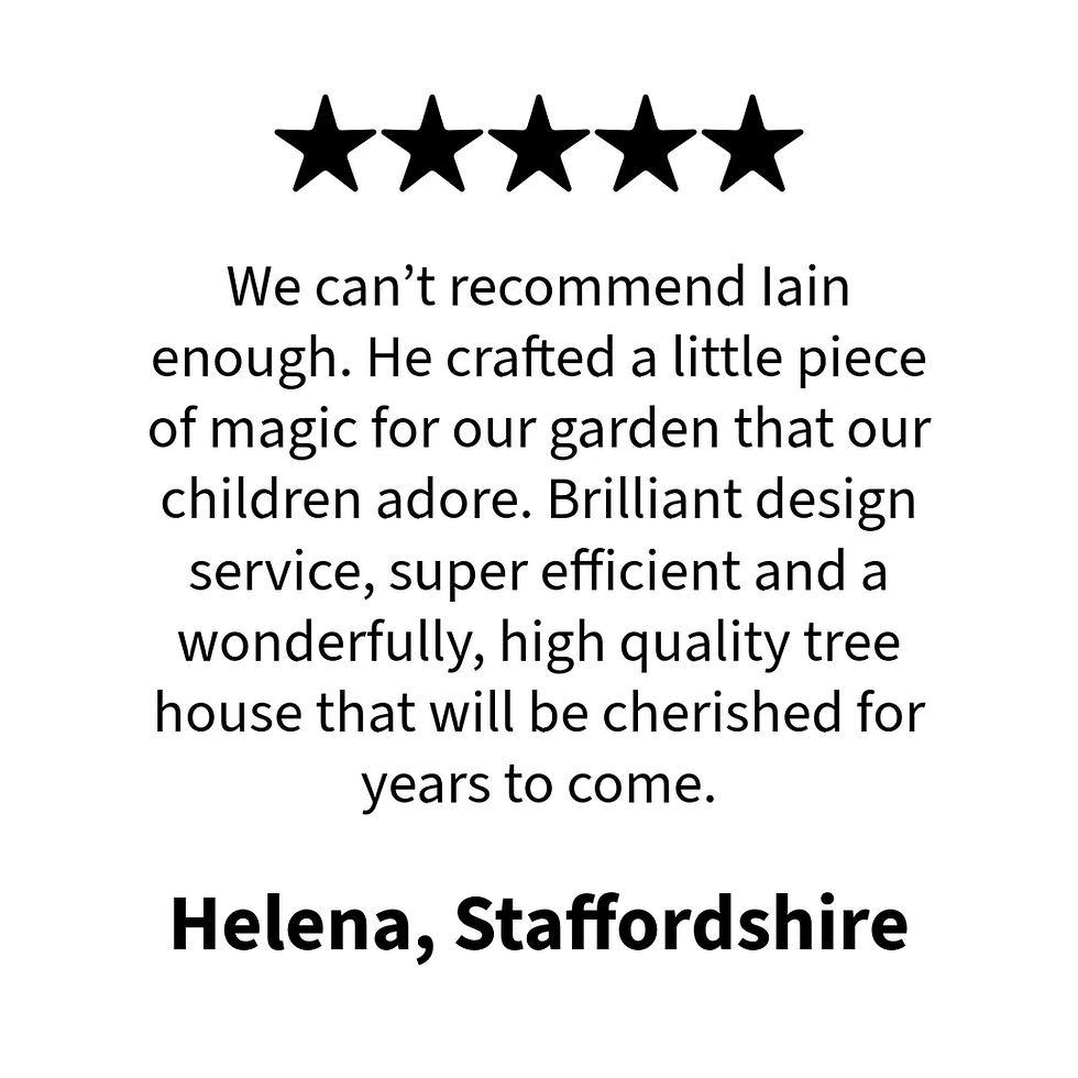 Five-star Google review from Helena in Staffordshire