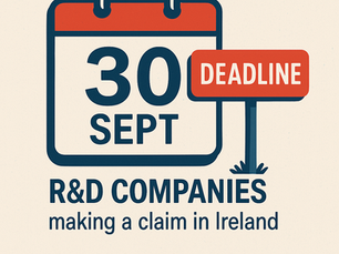Ireland’s R&D Tax Credit: Pre-Notification Deadline for 31 December 2024 Year-Ends
