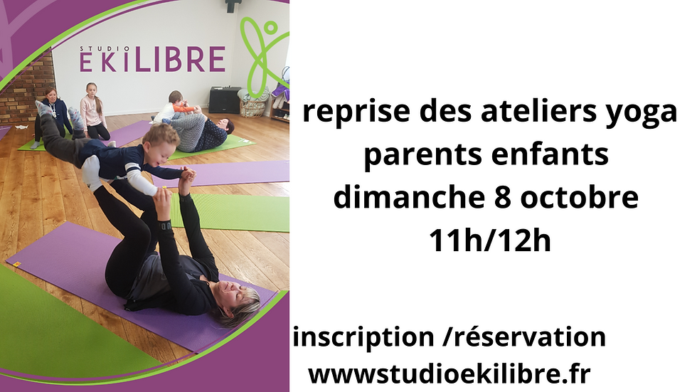 Ateliers yoga parents /enfants