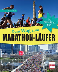 Das Cover des Buchs zeigt den Marathon in Berlin und Wien