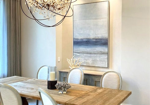 Beauty Beneath Artwork by J. Eric Crabtree. Interior Design by Laurie Walters of Cardamon 