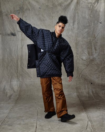 REVERSIBLE BLACK TETRA ANORAK | JEHF