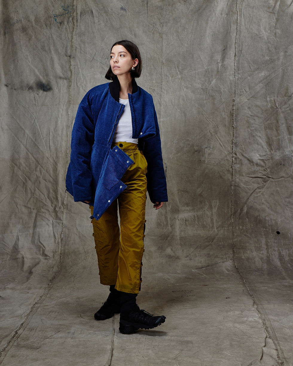 Thumbnail: REVERSIBLE DENIM CORD TETRA ANORAK