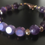 Miniature : Bracelet améthyste et cristal champagne
