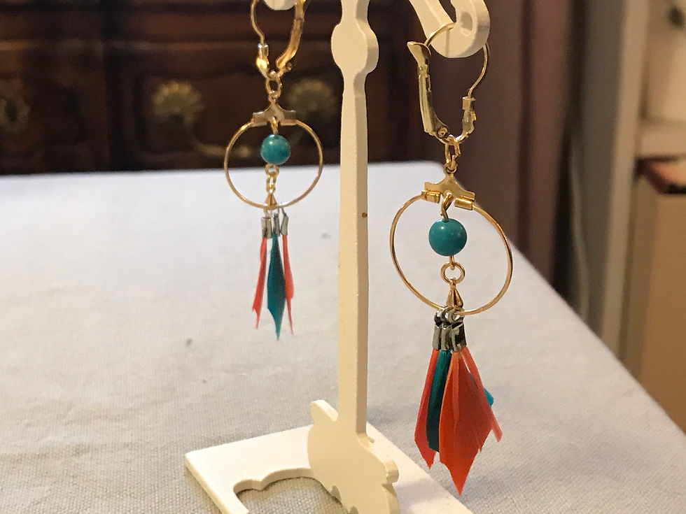 Miniature : Boucles d'oreilles turquoise