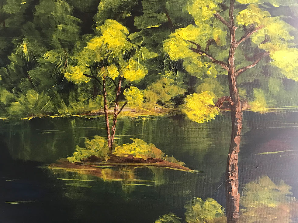 La nuit au bord de l'eau