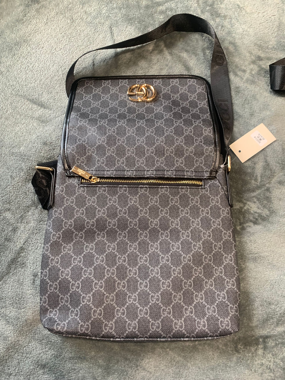 Thumbnail: Grey and Black GG crossbody