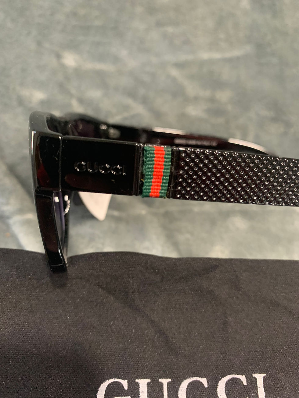 Thumbnail: Black GG sunglasses