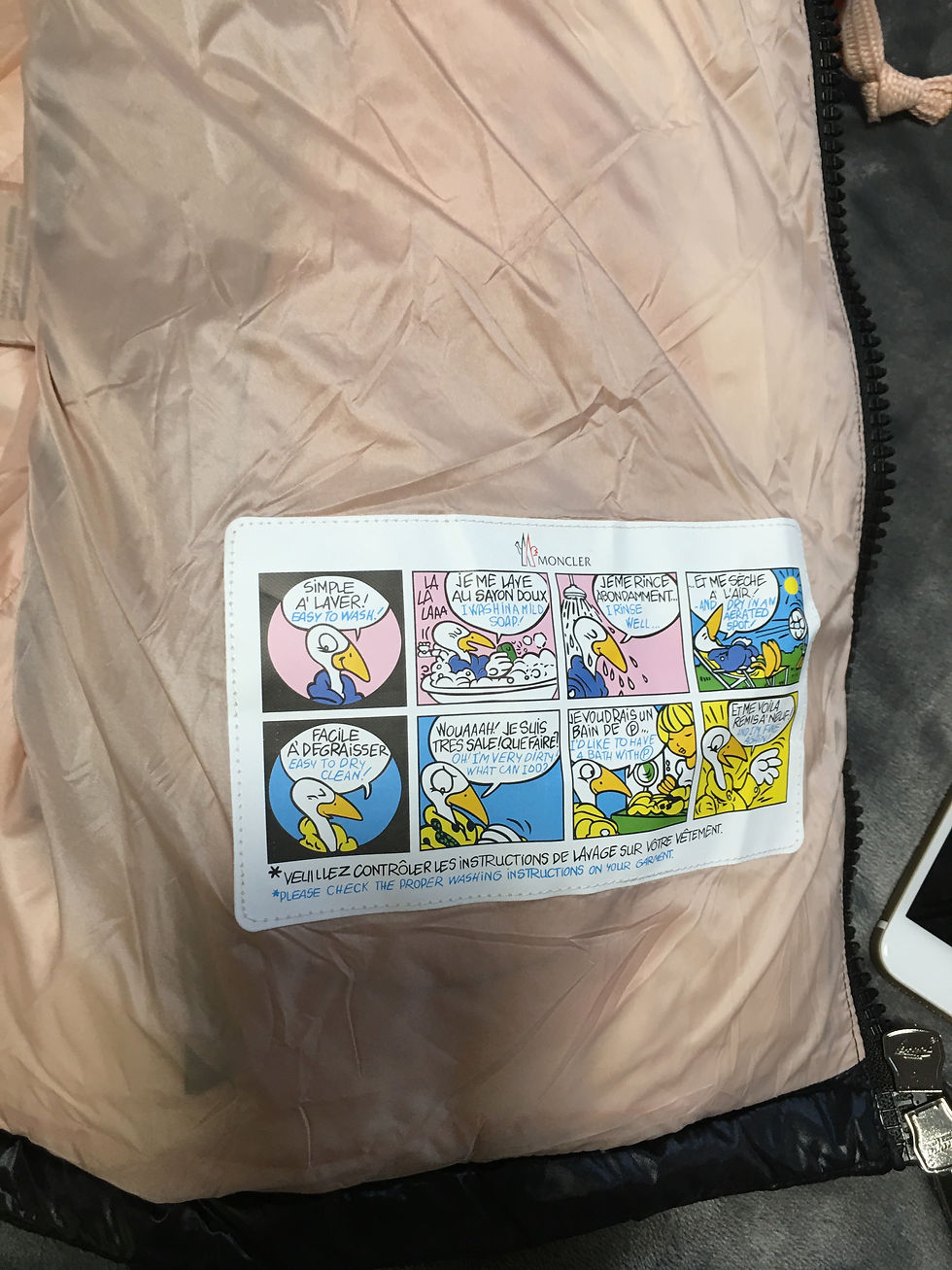 Thumbnail: moncler puffy coat.     only sizes 1,2, left