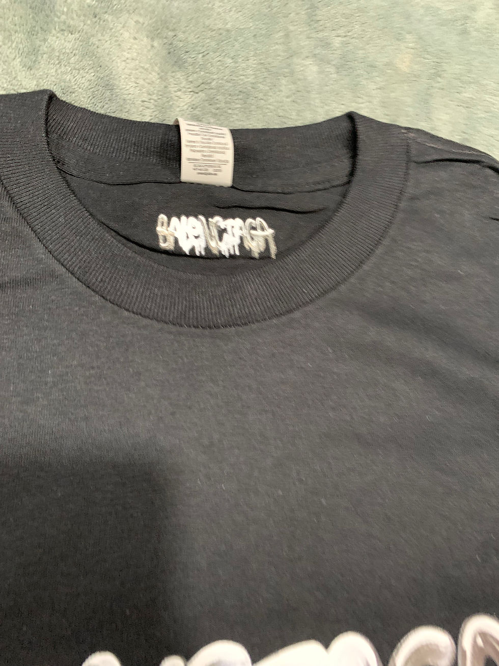 Thumbnail: black or red Balenciaga tee.     ,m,l,xl