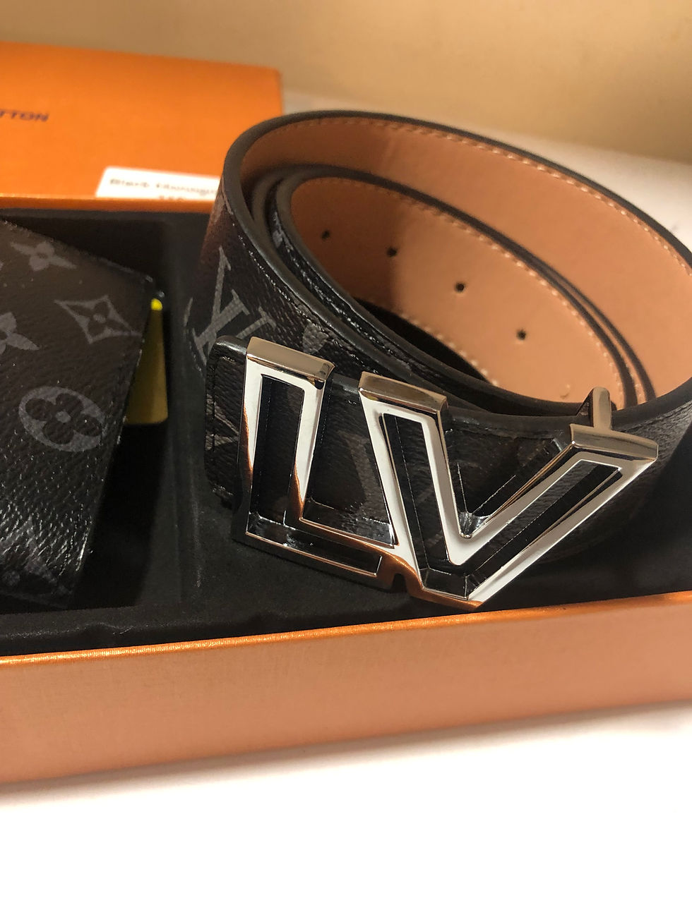 Thumbnail: Boxed belt and wallet