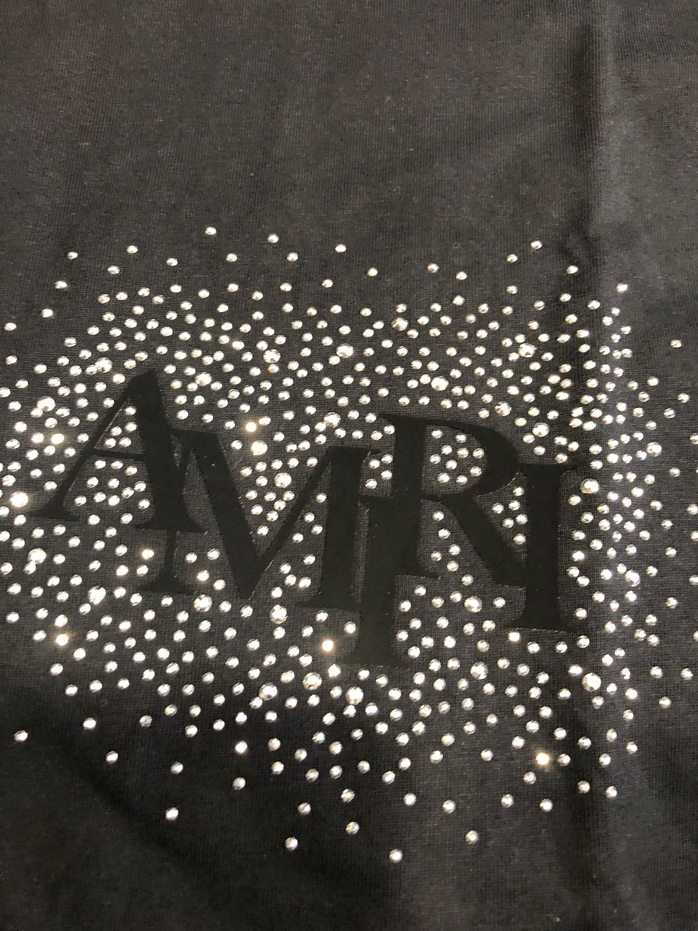 Thumbnail: Black Amiri diamond tee.     s,,xl, only