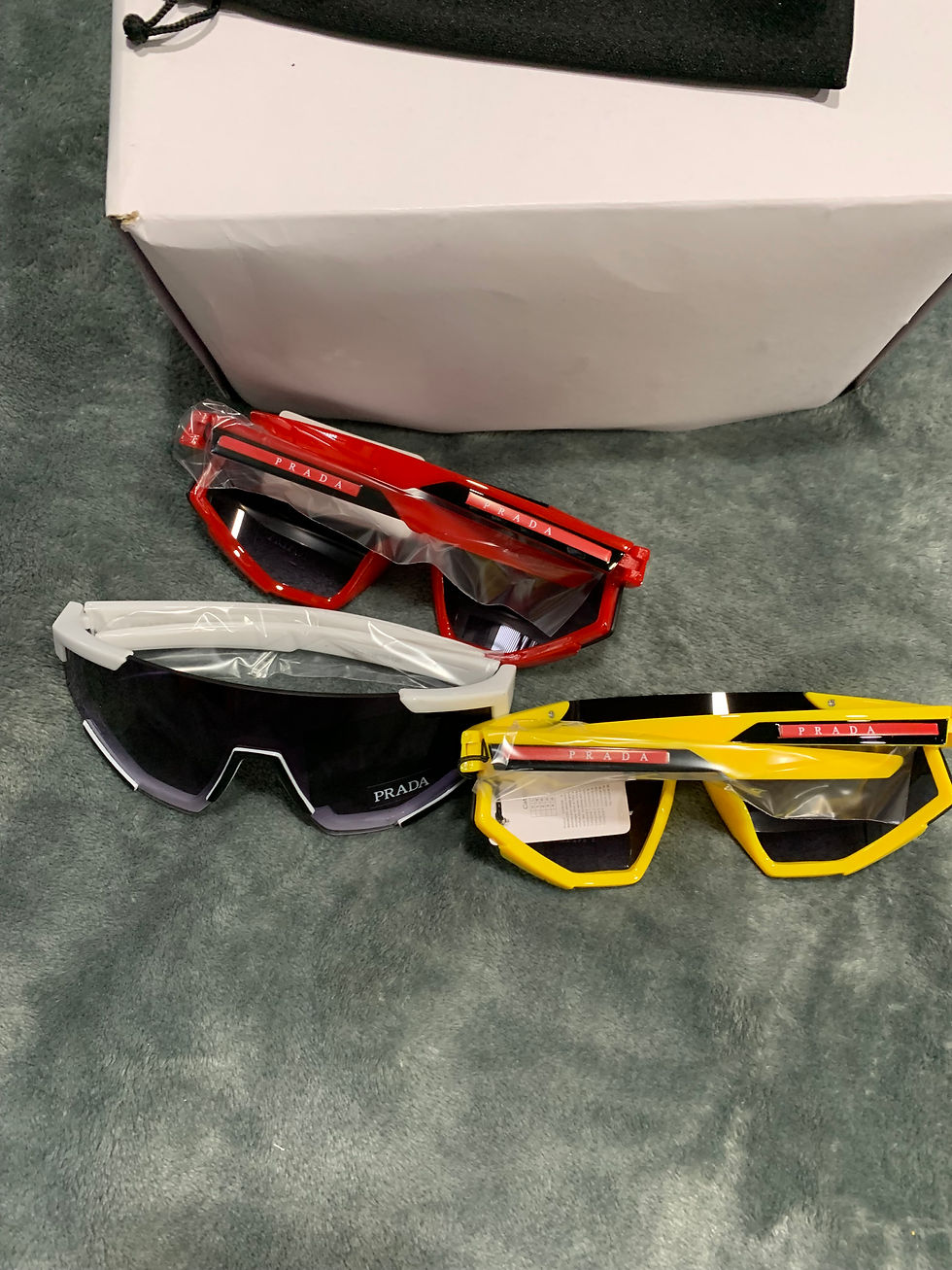 Thumbnail: Prada wrap around sunglasses
