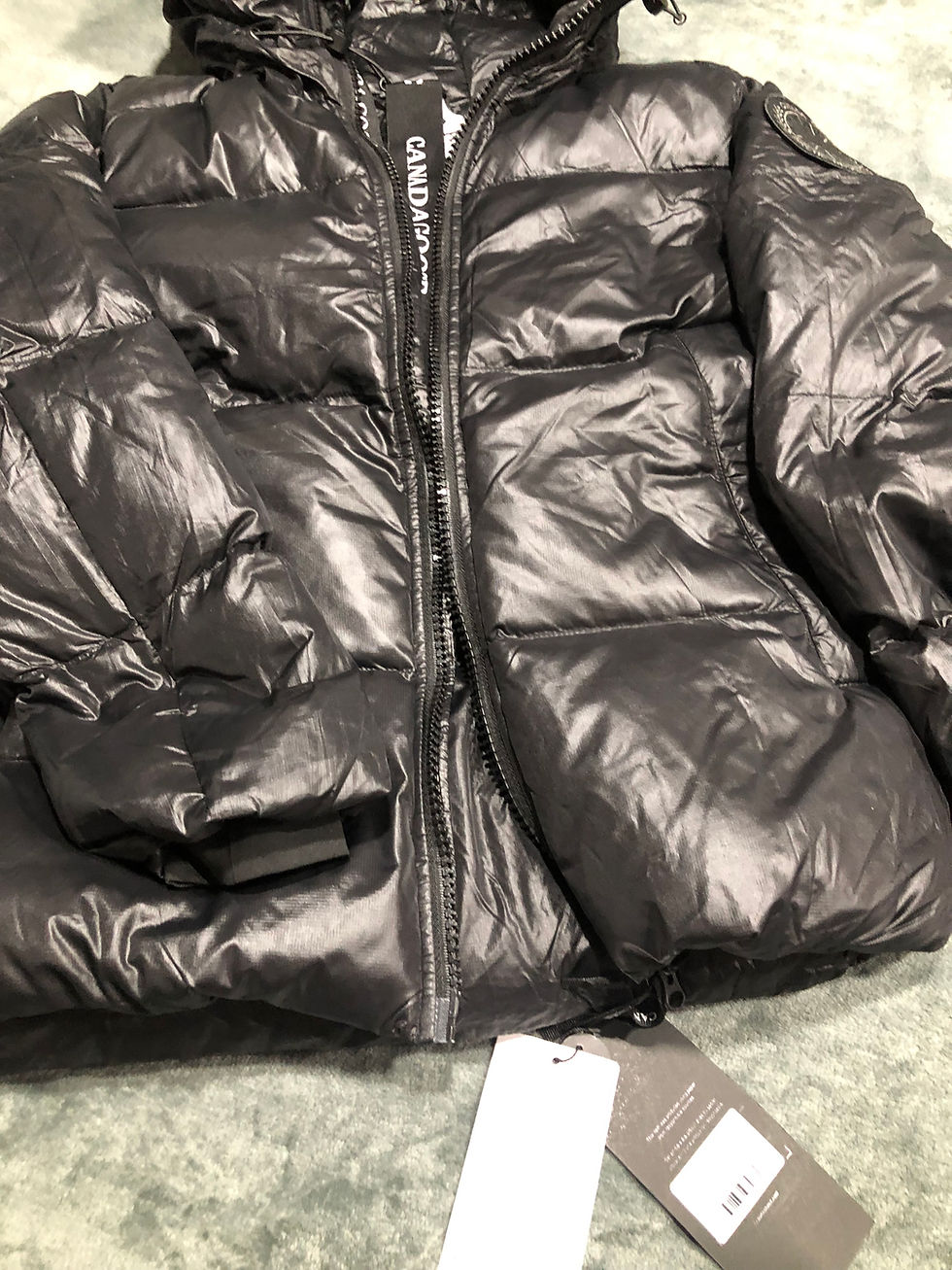 Thumbnail: Black Goose puffy.  ,xl,  almost sold out 