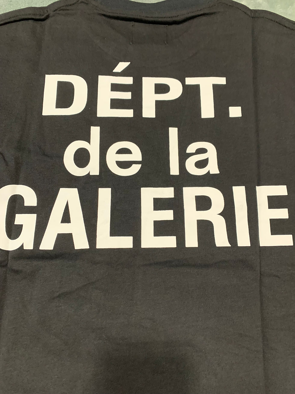 Thumbnail: Dept de la Gallerie tees.  black or white
