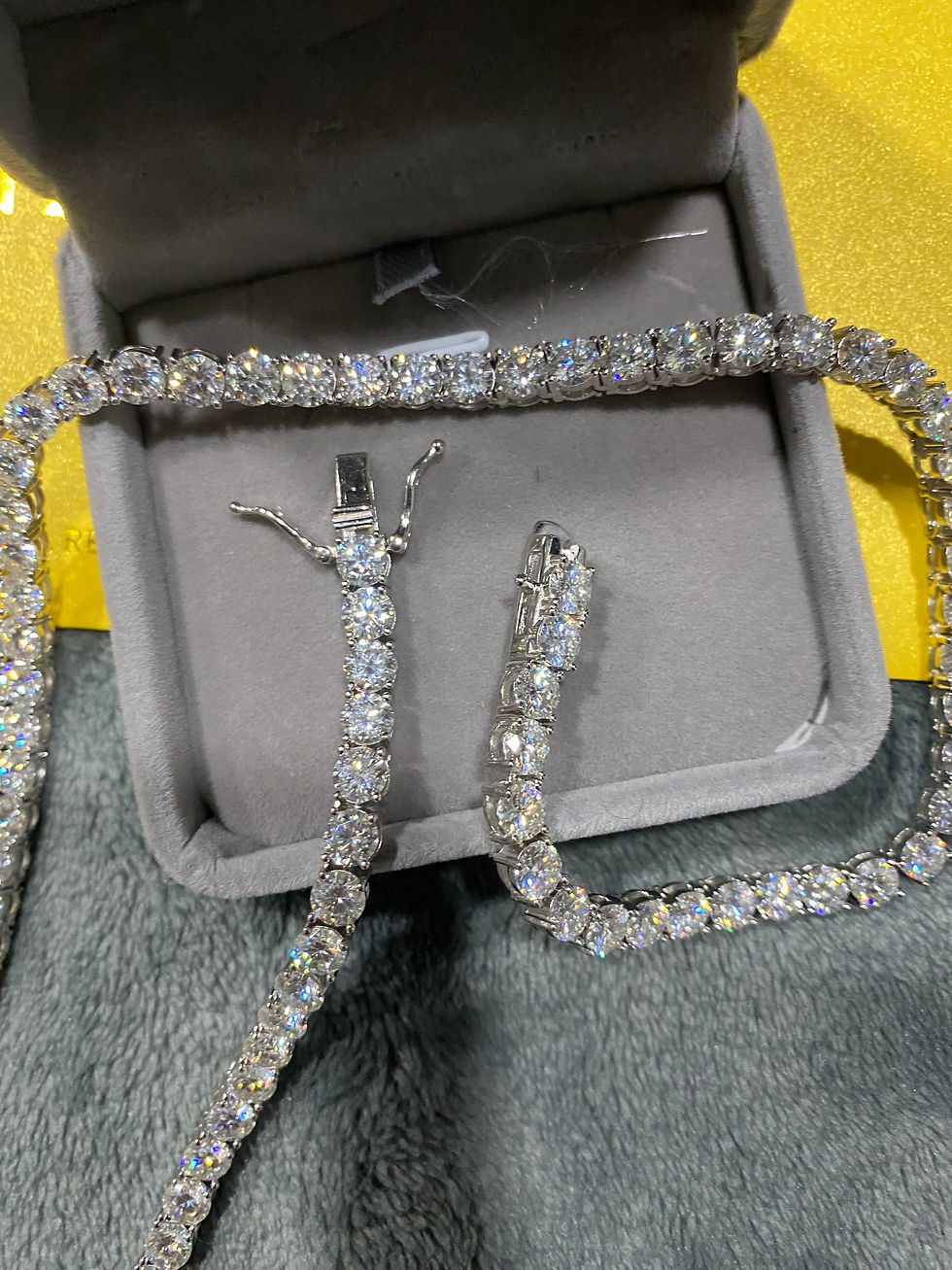Thumbnail: 5MM Moisannite  chain.  18inches