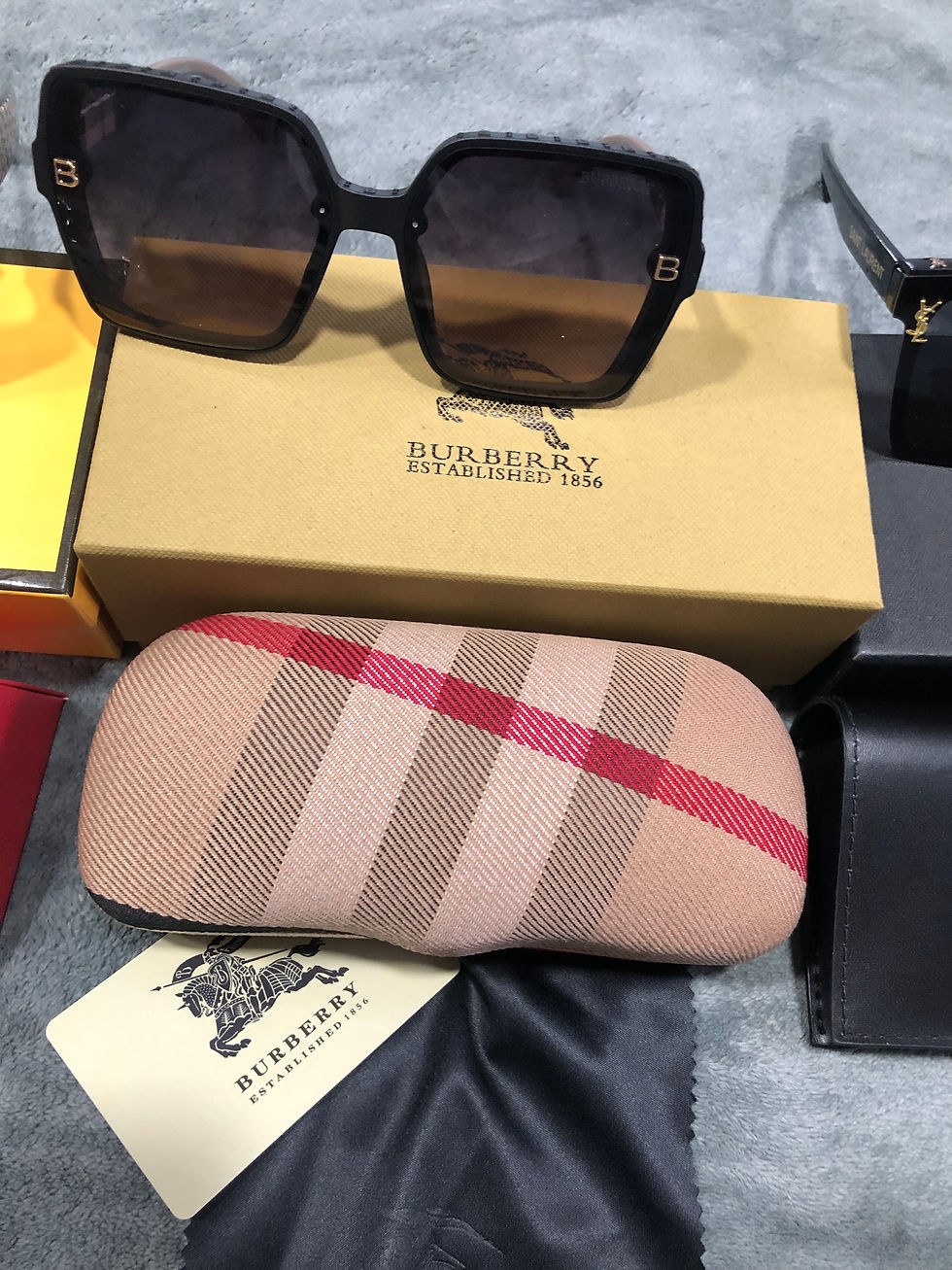 Thumbnail: Sunglasses with box and case.