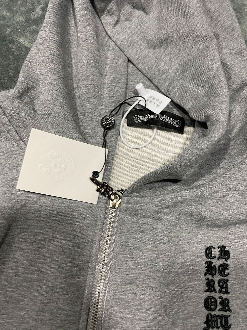 Thumbnail: CHROME HEARTS HOODIES.  black back in stock