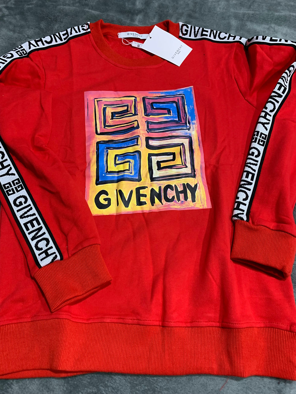 Thumbnail: Red Givenchy sweatshirt