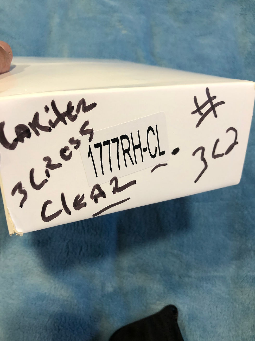 Thumbnail: 3 cross Cartier's   clear or colored.     #30
