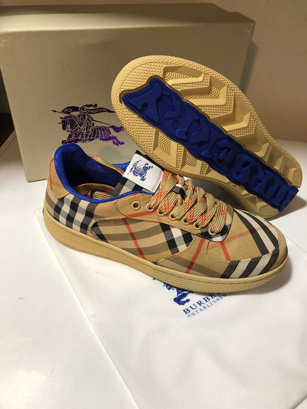 Thumbnail: Check Terrace sneakers.   ,44 only