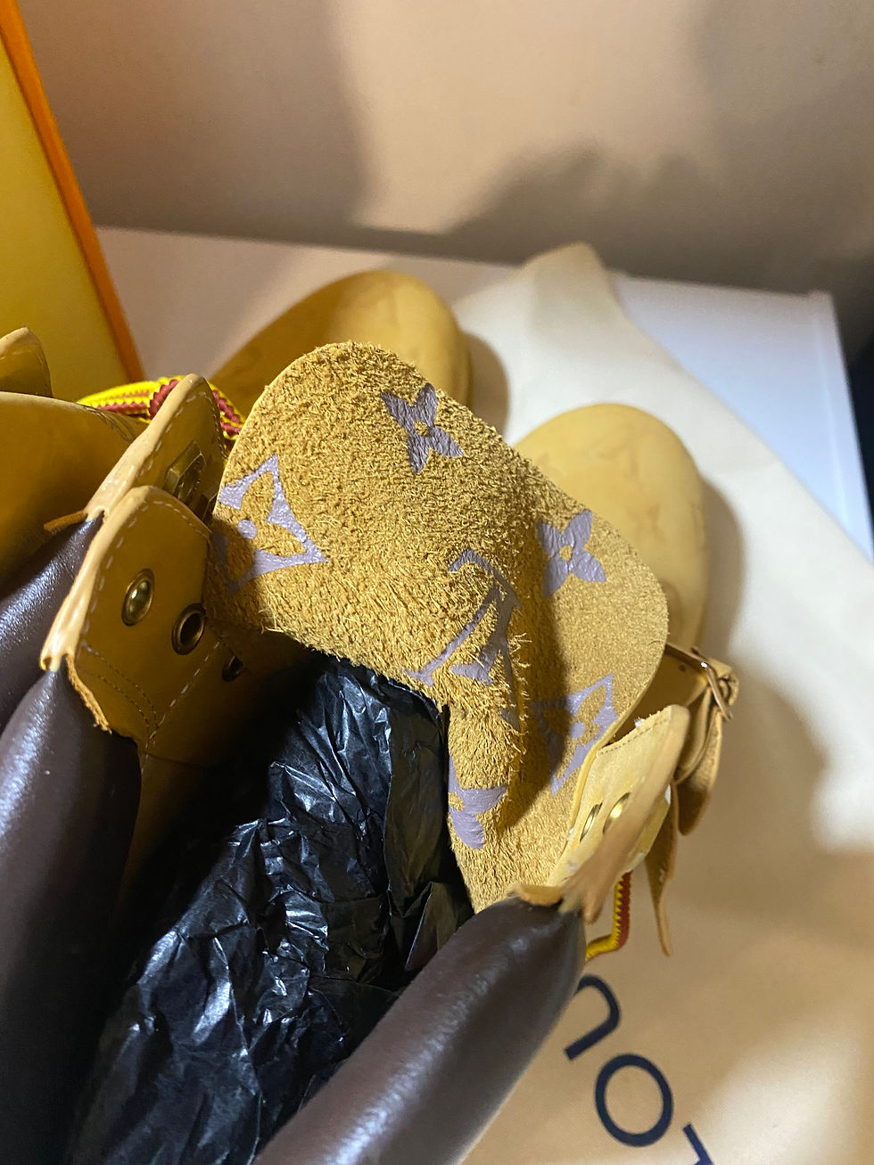 Thumbnail: Brown Lv timbs.    8.5,,10,11,12,