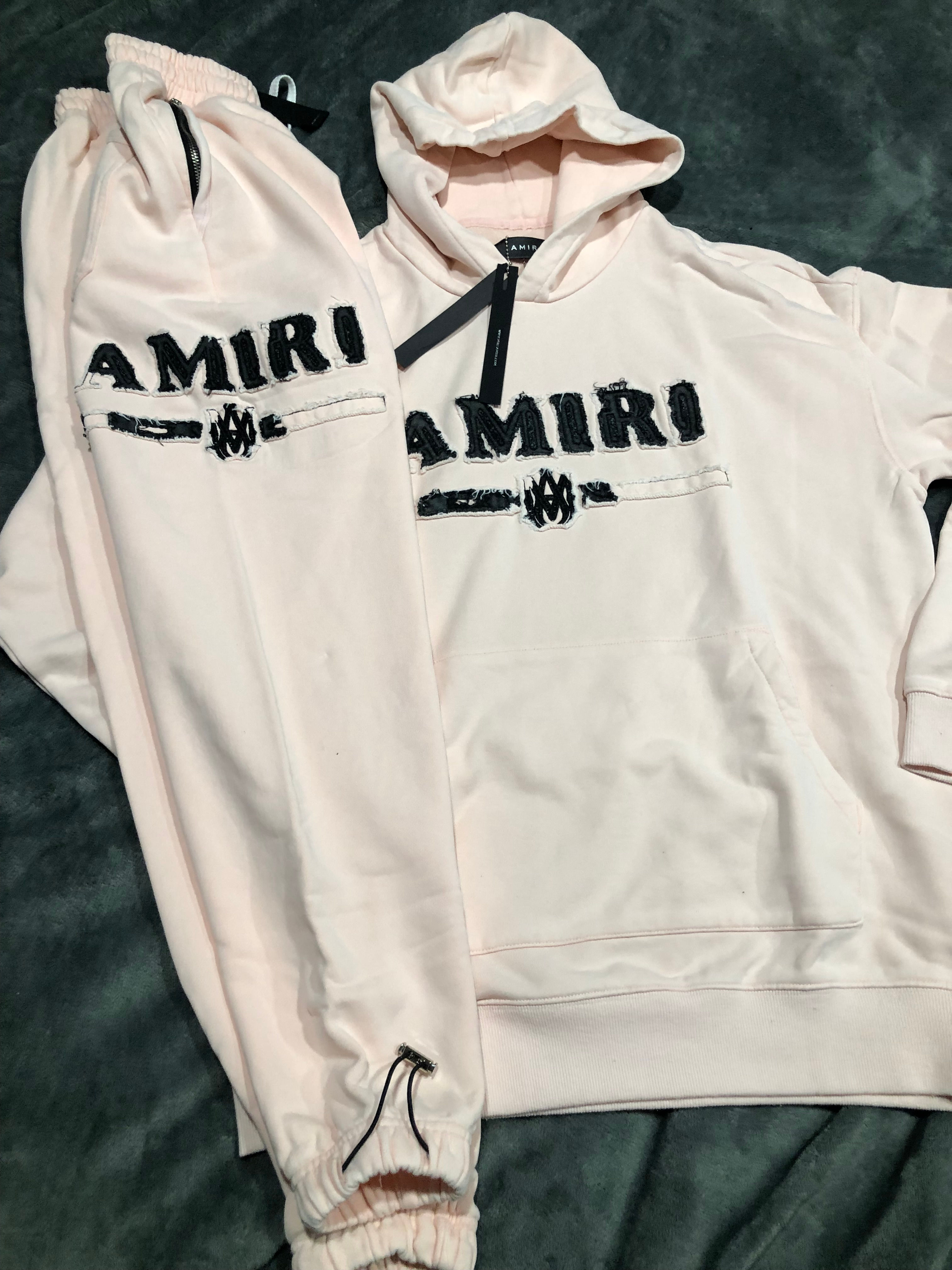Pink Amiri set.    MEDIUM ONLY LEFT