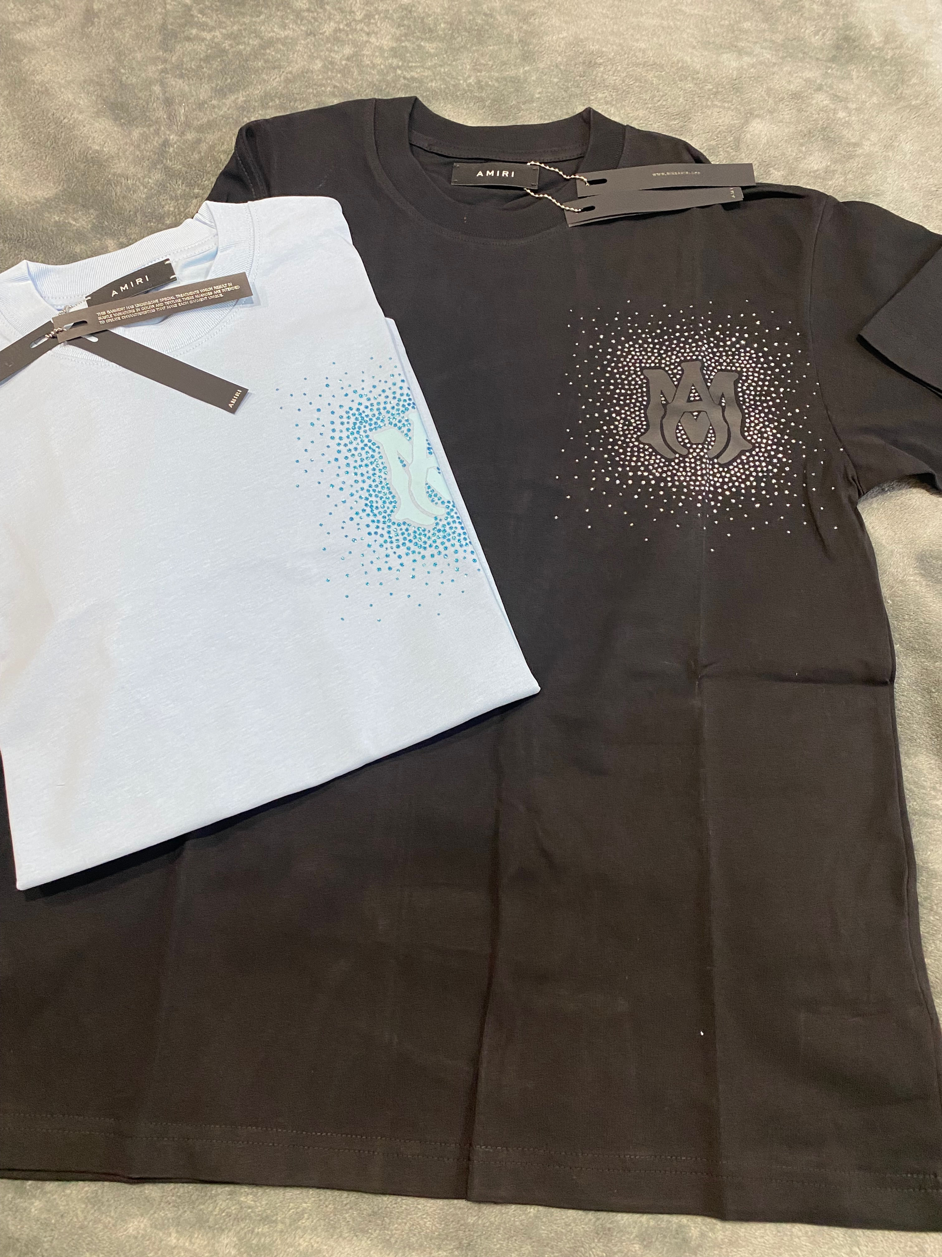 Amiri diamond logo tees.      s,m,l,xl