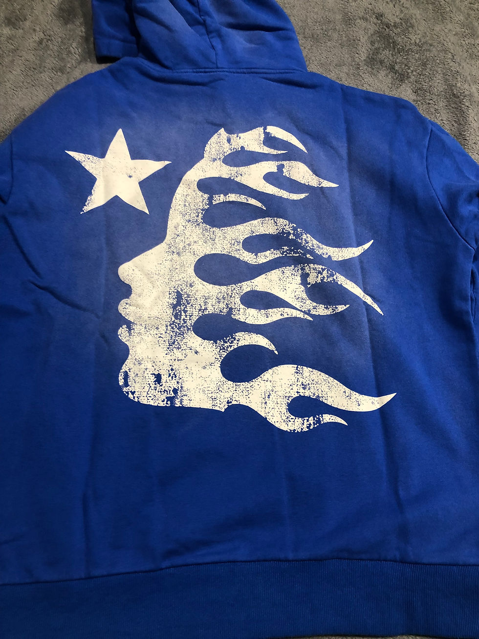 Thumbnail: Blue Hellstar Hoodie.     small only