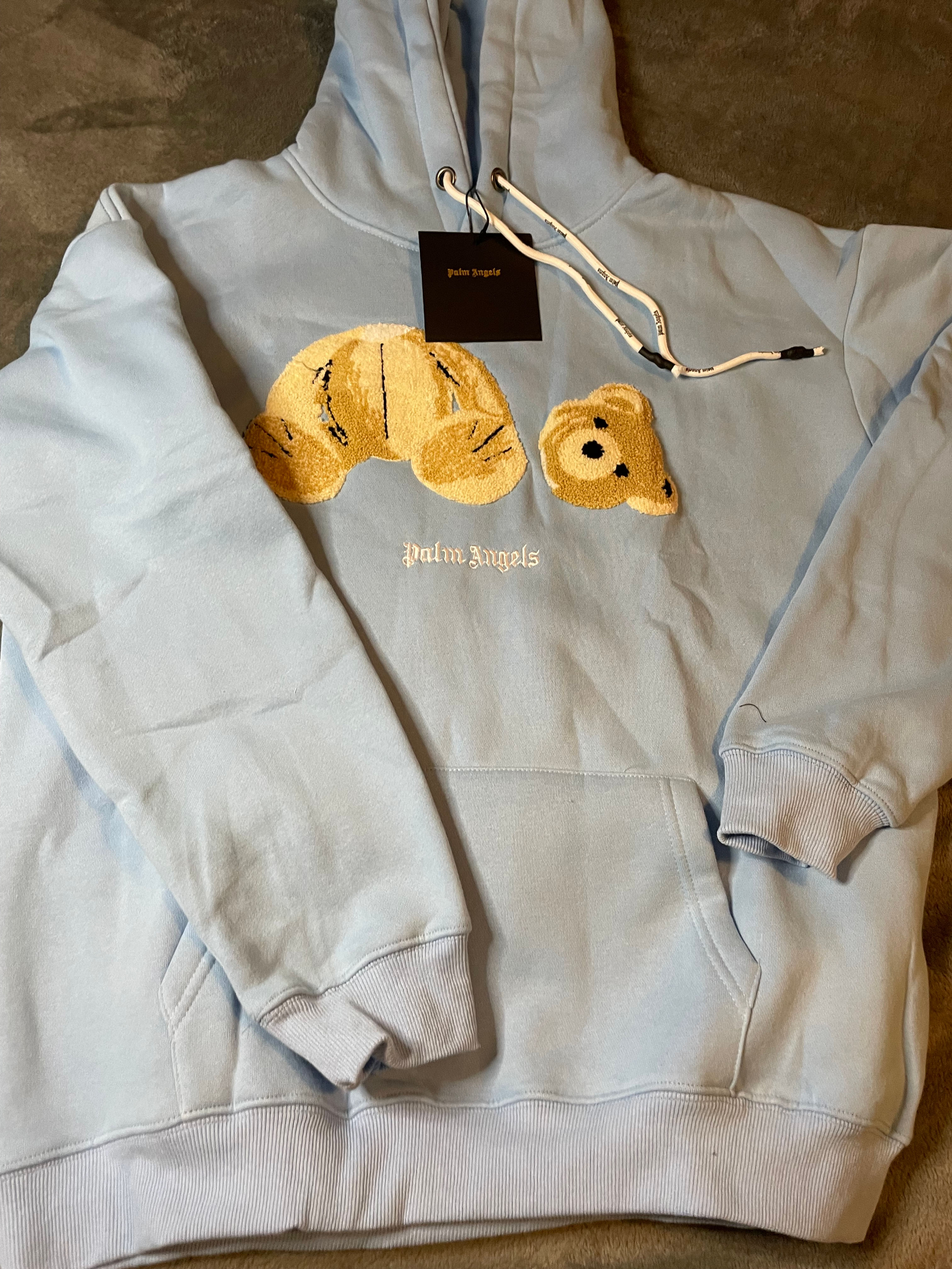Baby Blue Palm Angels Hoodie.     2X/xl only