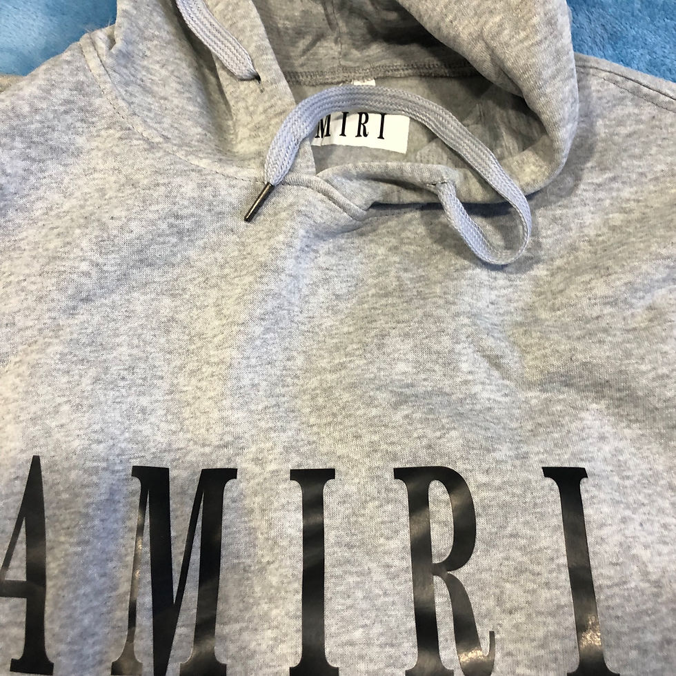 Thumbnail: Grey Amiri jogger set. almost sold out